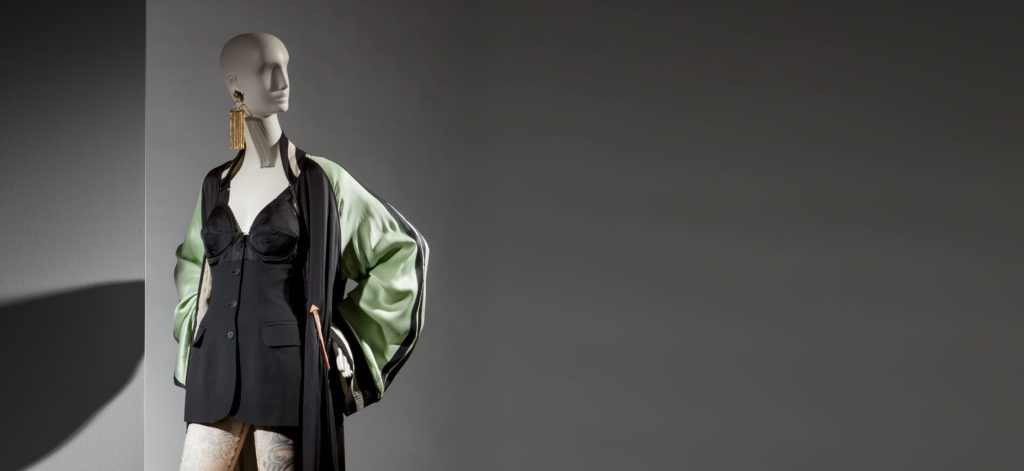 Jean Paul Gaultier, Jacket, Spring/Summer 2007. Silk with embroidery. Museum purchase of the Emphatics Archive with funds provided by: Barbara Anderson, Milena and Tony Astorga, Jacquie Dorrance, Ellman Foundation, Michael and Heather Greenbaum, Diane and Bruce Halle, Nancy R. Hanley, Ellen and Howard Katz and Miriam Sukhman.