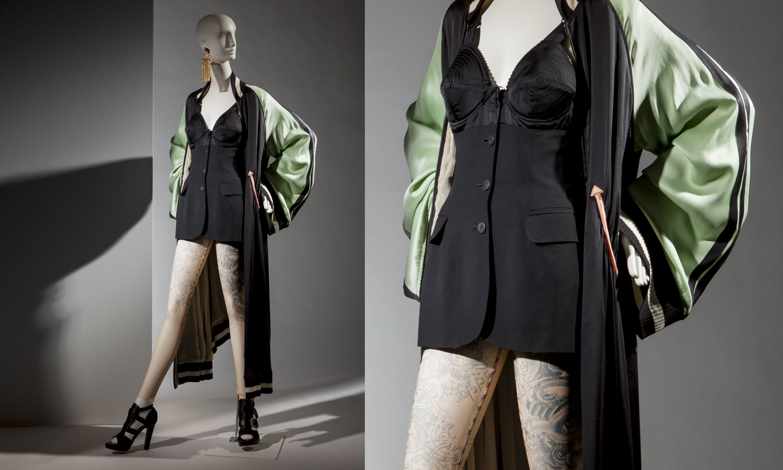 Jean Paul Gaultier, Jacket, Spring/Summer 2007. Silk with embroidery. Museum purchase of the Emphatics Archive with funds provided by: Barbara Anderson, Milena and Tony Astorga, Jacquie Dorrance, Ellman Foundation, Michael and Heather Greenbaum, Diane and Bruce Halle, Nancy R. Hanley, Ellen and Howard Katz and Miriam Sukhman.