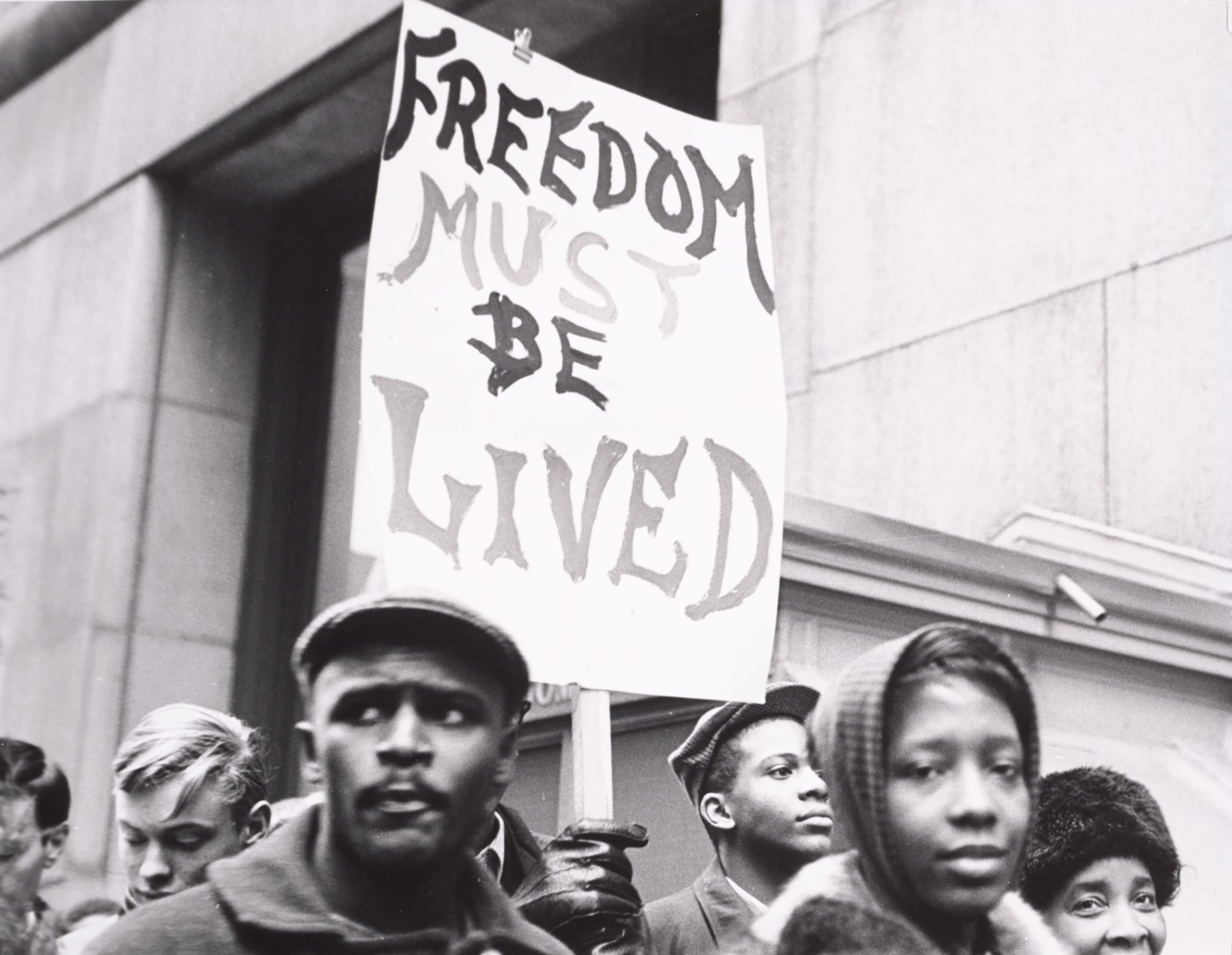 Marion Palfi, Chicago School Boycott, 1963-1964. Gelatin silver print. Center for Creative Photography, University of Arizona: Marion Palfi Archive/Gift of the Menninger Foundation and Martin Magner. © Center for Creative Photography, Arizona Board of Regents.