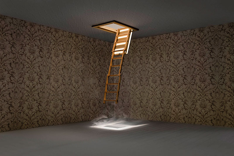 The Attic, 2020, Photograph (Archival Pigment Print), Mark Peterman.