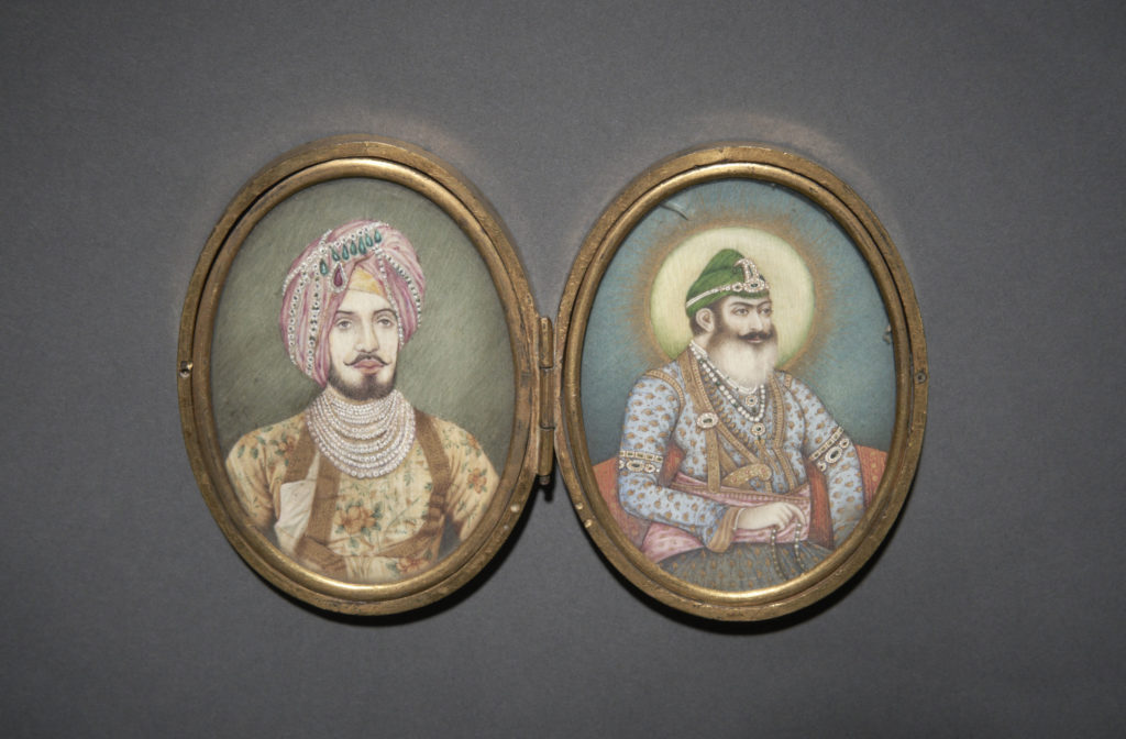 Unknown, Depictions of Maharajah Rajinder Singh (1870-1900) (left) of the former kingdom of Kapurthala and his Prince the Maharajah, 19th century. The Khanuja Family.
