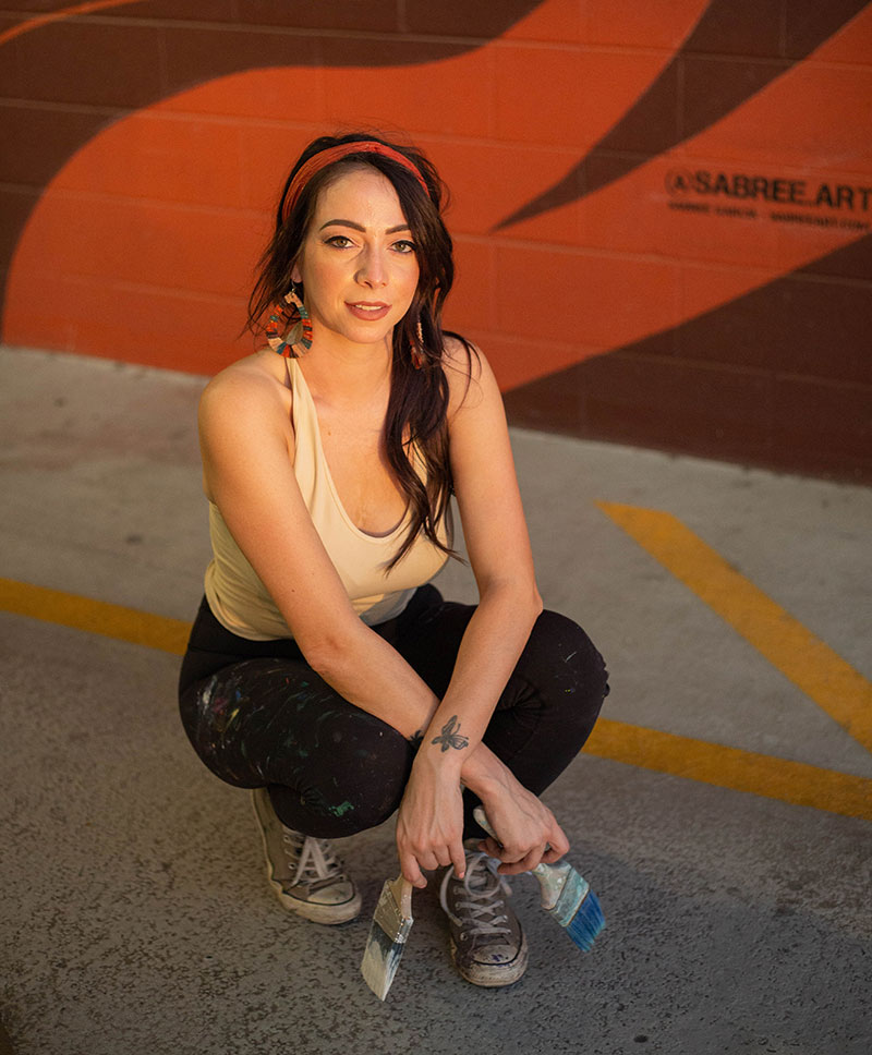 Sabree Garcia, Portrait. Photo: KBR (@kbrofficial).