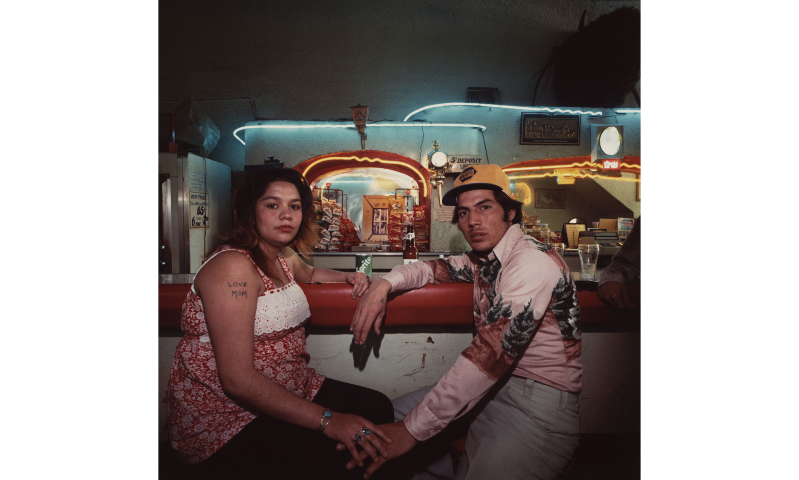 Louis Carlos Bernal, Albert y Lynn Morales, Silver City, New Mexico, 1978. Chromogenic print. Center for Creative Photography, University of Arizona: Gift of the Mexican American Legal Defense and Educational Fund. © Lisa Bernal Brethour and Katrina Berna.