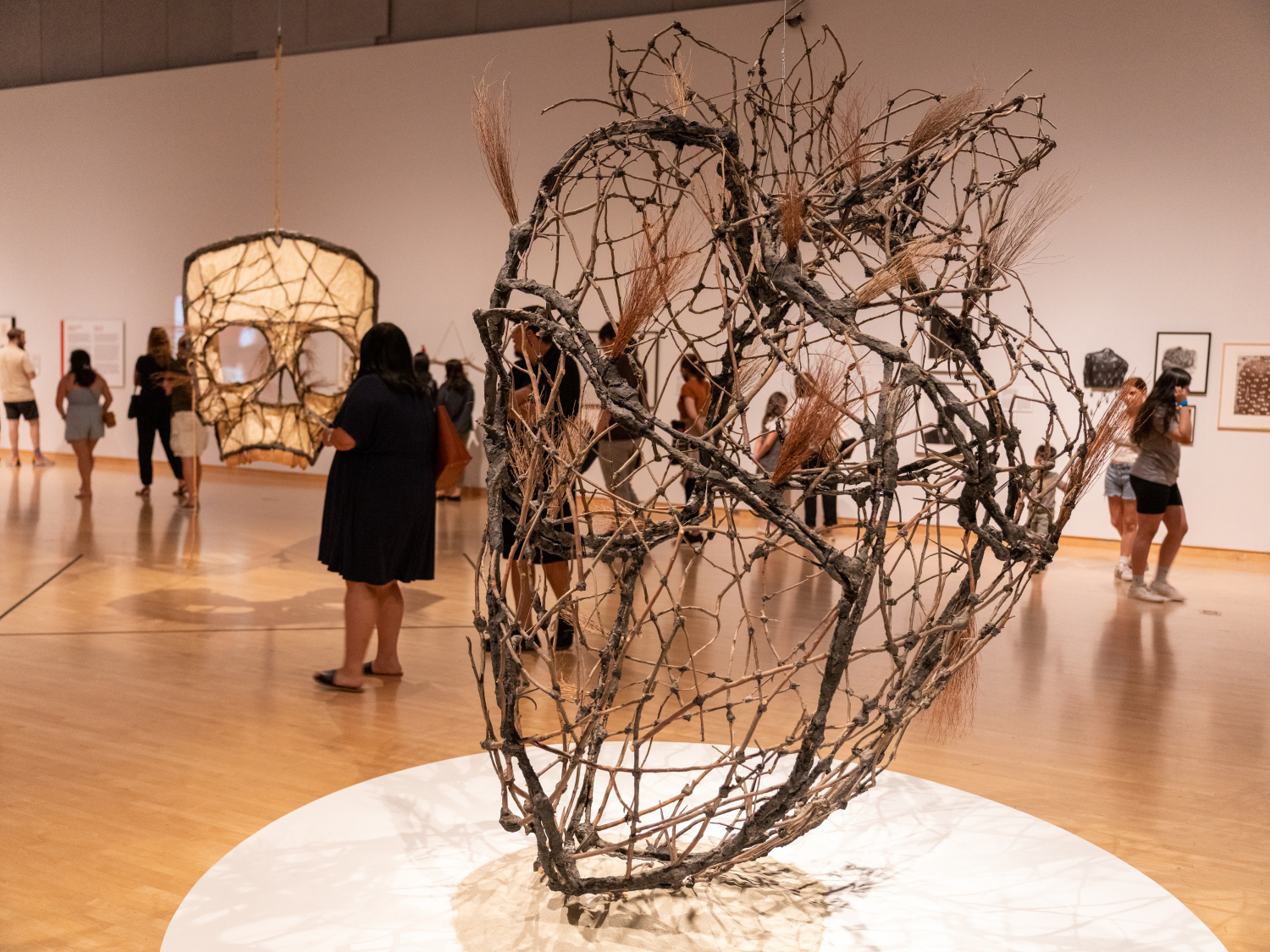 Installation view of Juan Francisco Elso: Por América, 2023, Phoenix Art Museum. Photo: Airi Katsuta.